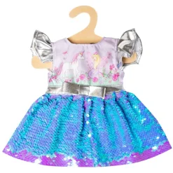 Heless Dukkeklær 35-45 cm - Enhjørningkjole m/ paljetter