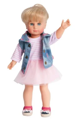 Heless Dukkeklær 35-45 cm - Kjole med dongerivest