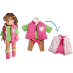 Heless Dukkeklær 35-45 cm - Rideklær med vest