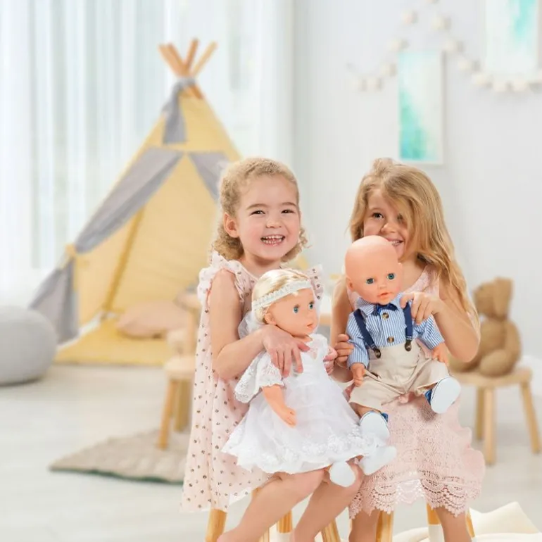 Heless Dukkeklær 35-45 cm - "Sissi" Brudekjole med slør