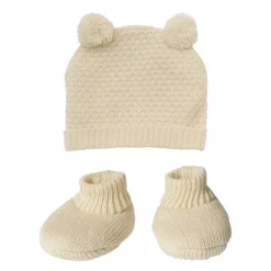 Heless Organic Cotton Dukkeklær 28-35cm - Strikkelue/Sko