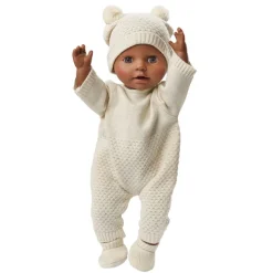 Heless Organic Cotton Dukkeklær 28-35cm - Strikkelue/Sko