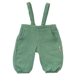 Heless Organic Cotton Dukkeklær 28-35cm - Grønn Snekkerbukse