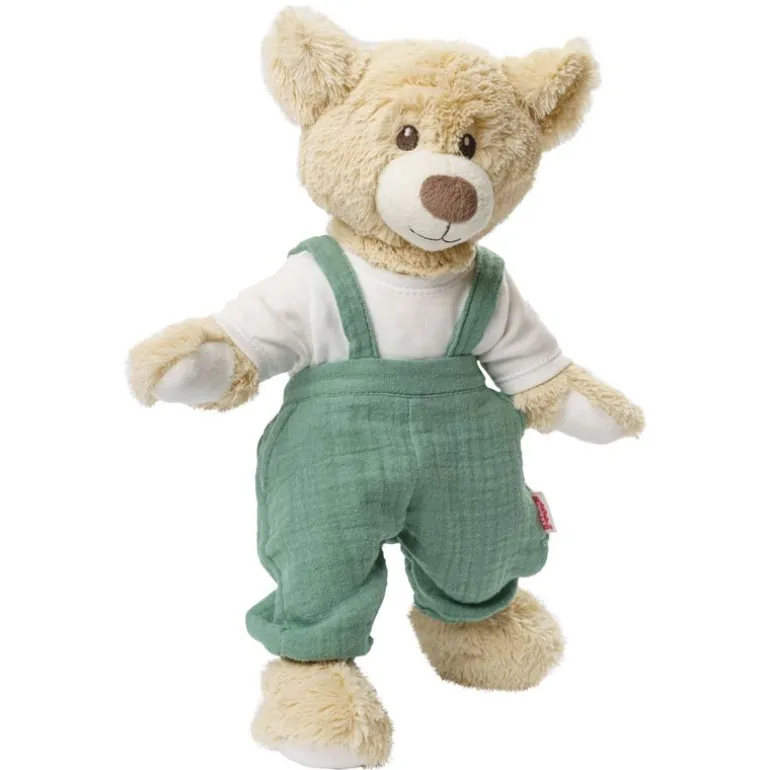 Heless Organic Cotton Dukkeklær 28-35cm - Grønn Snekkerbukse