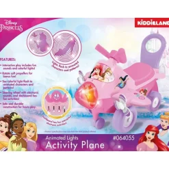 Kiddieland Disney Princess Gåbil Aktivitetsfly m/ lys og lyd
