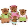 Li'l Woodzeez Figurer - Bjørnefamilie