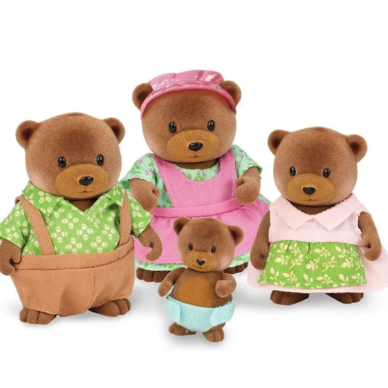 Li'l Woodzeez Figurer - Bjørnefamilie