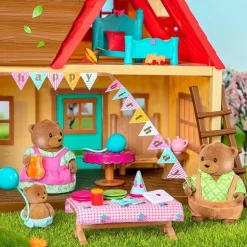 Li'l Woodzeez Figurer - Bjørnefamilie