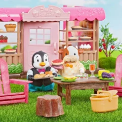 Li'l Woodzeez figurer - Kufamilie med besteforeldre