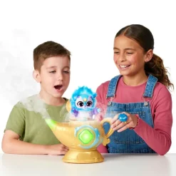 Magic Mixies Interaktiv Magisk Lampe m/ 60+ Reaksjoner - Blå