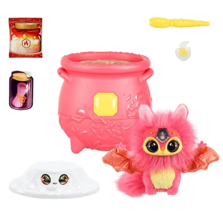 Magic Mixies Magical Gem Overraskelsesplysj - Ild Magi