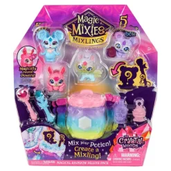 Magic Mixies Mixlings Crystal Woods 5-Pakning - Magical Rainbow