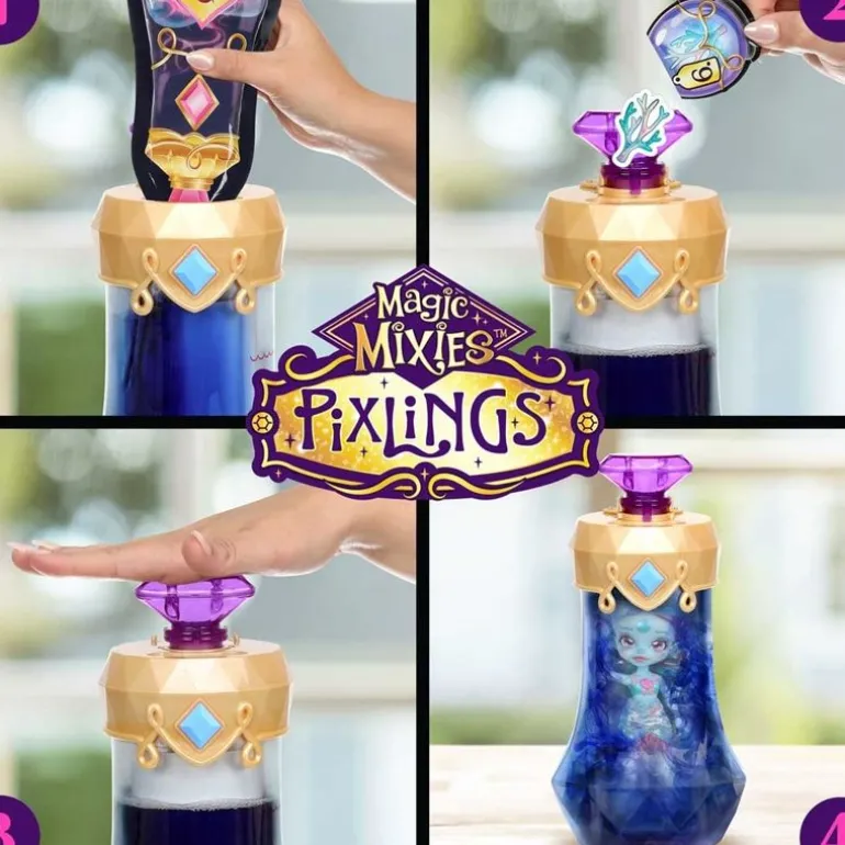 Magic Mixies Pixlings Dukke m/ tilbehør - Havfruen Marena