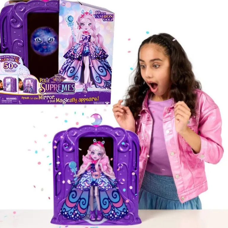 Magic Mixies Supremes Mirror Motedukke m/ 50+ lys og lyder