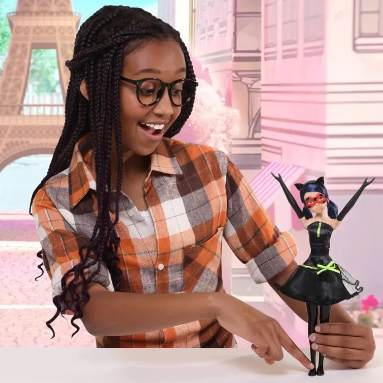 Miraculous Fashion Hero Switch Dukke 26cm - Ladynoir / Bugnoir