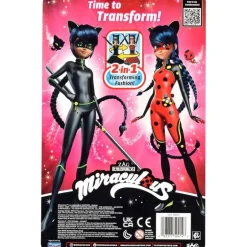 Miraculous Fashion Hero Switch Dukke 26cm - Ladynoir / Bugnoir