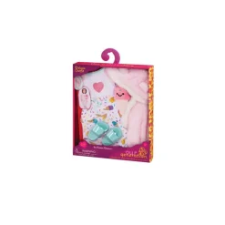 Our Generation Deluxe Dukkeklær - Iskrem Pysjamas