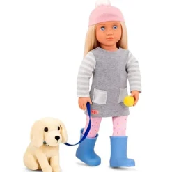 Our Generation Dukke 46 cm - Meagan med hund
