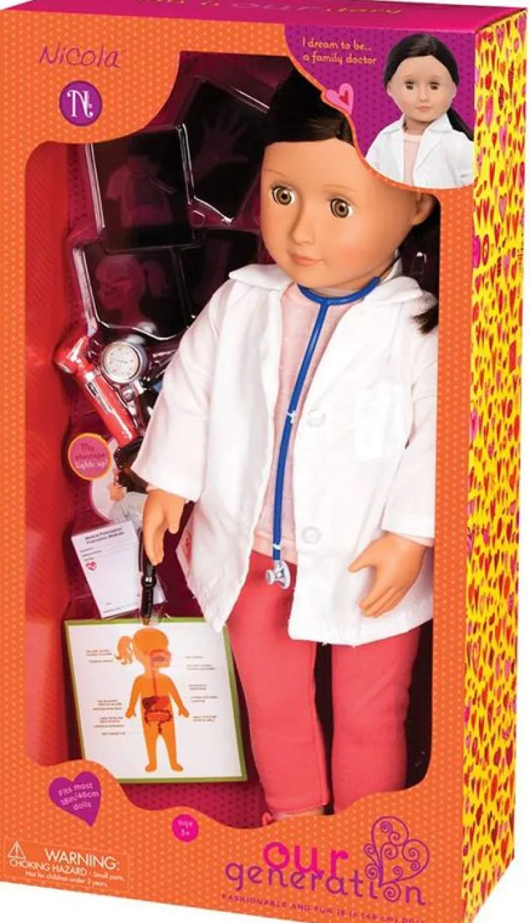 Our Generation Dukke 46 cm - Doktor Nicola