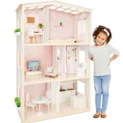 Our Generation Dukkehus - Sweet Home dukkehus med 3 etasjer og møbler