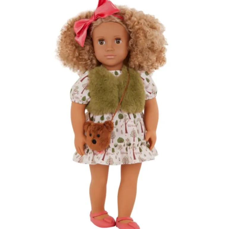 Our Generation Motedukke m/ "gullhår" antrekk 46cm - Addison