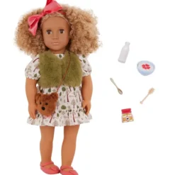 Our Generation Motedukke m/ "gullhår" antrekk 46cm - Addison