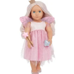 Our Generation Motedukke m/ rosa tannfe antrekk 46cm - Twinkle