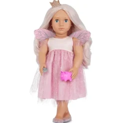 Our Generation Motedukke m/ rosa tannfe antrekk 46cm - Twinkle