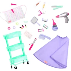 Our Generation Tilbehør - Frisørsalong med tilbehør