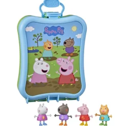 Peppa Gris Bærbart Lekesett - Peppa's Venner