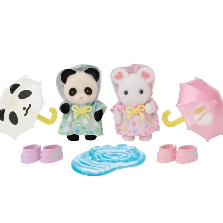Sylvanian Families Barnehage Venner - Rainy Day Duo