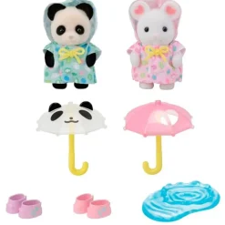 Sylvanian Families Barnehage Venner - Rainy Day Duo