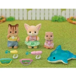 Sylvanian Families Barnehage Venner - Trio m/ bassengglede