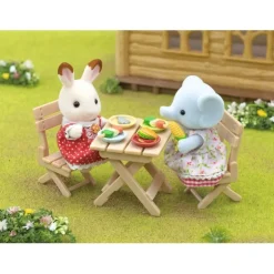 Sylvanian Families BBQ Piknik Sett m/ elefantjente