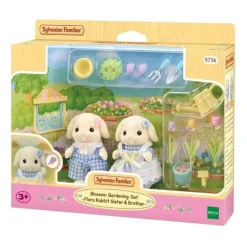 Sylvanian Families Blossom Gardening - Flora Rabbit Søsken