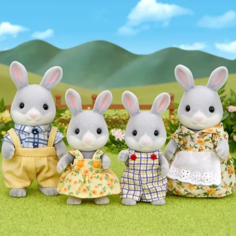 Sylvanian Families Bomullshalekanin Familien 4-Pakning