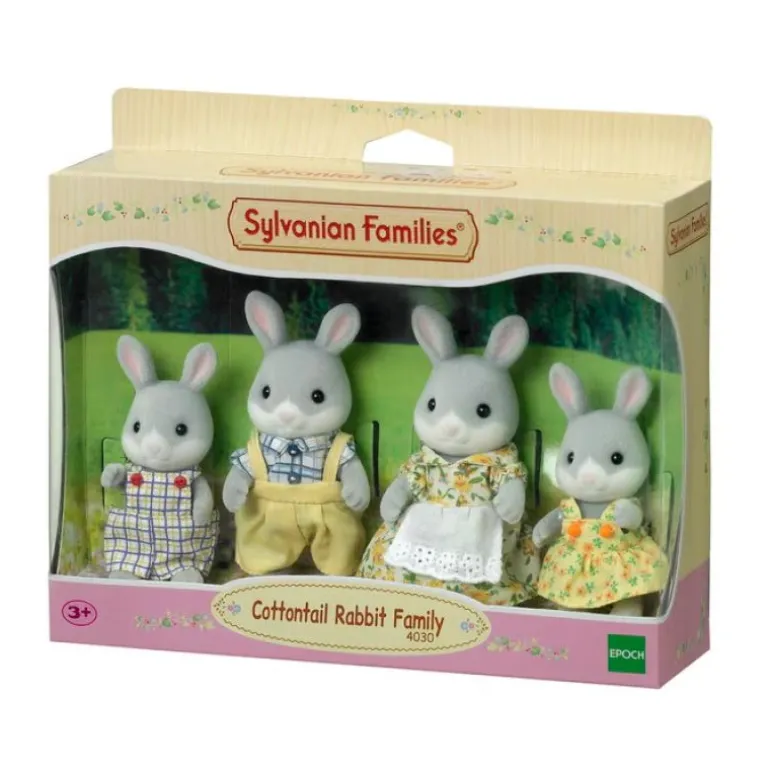 Sylvanian Families Bomullshalekanin Familien 4-Pakning