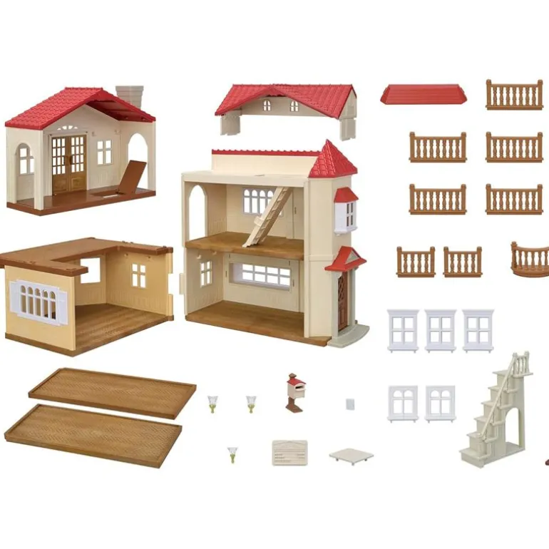 Sylvanian Families Country Home Dukkehus m/ hemmelig lekerom