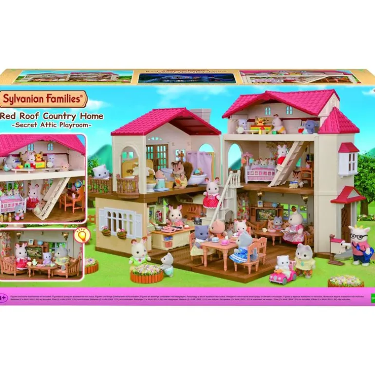 Sylvanian Families Country Home Dukkehus m/ hemmelig lekerom