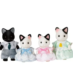 Sylvanian Families Familie Figursett m/ 4 figurer - Katter 5181