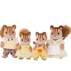Sylvanian Families Familie Figursett m/ 4 figurer - Ekorn 4172