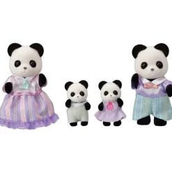 Sylvanian Families Familie Figursett m/ 4 figurer - Pookie Panda 5529