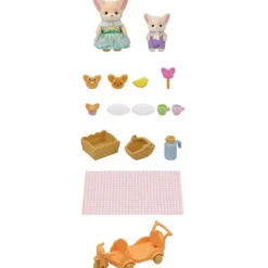 Sylvanian Families Fennec Fox Søster & Baby's Solrike Piknik