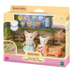 Sylvanian Families Fennec Fox Søster & Baby's Solrike Piknik