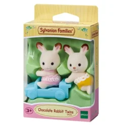 Sylvanian Families Figursett - Sjokolade Kanin-Tvillinger