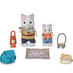 Sylvanian Families Latte Cat Bror & Baby Utforskingssett