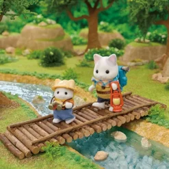 Sylvanian Families Latte Cat Bror & Baby Utforskingssett