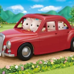 Sylvanian Families Lekebil m/ tilbehør - Rød Familiebil 5448