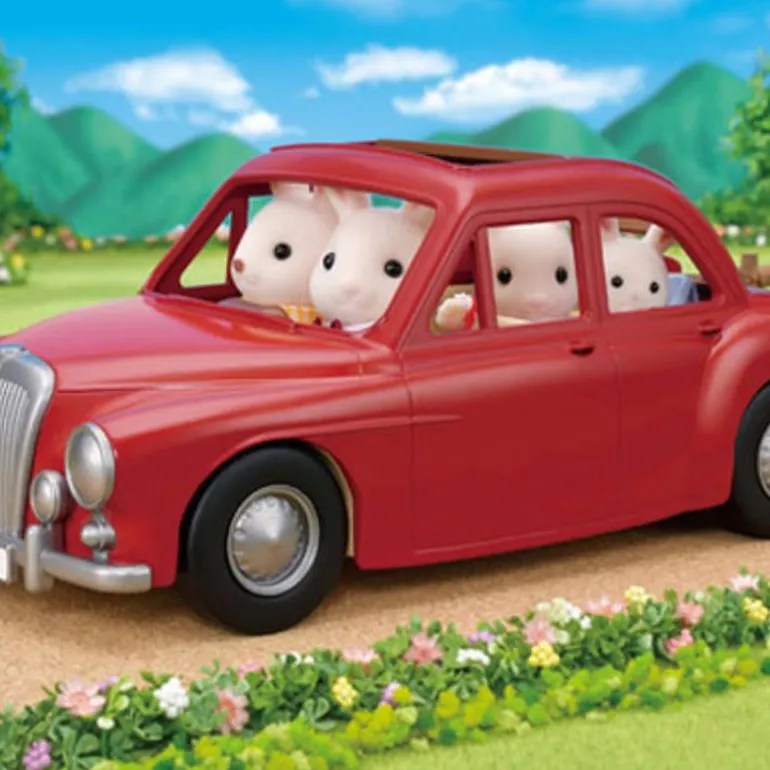 Sylvanian Families Lekebil m/ tilbehør - Rød Familiebil 5448