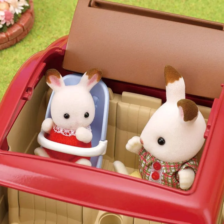 Sylvanian Families Lekebil m/ tilbehør - Rød Familiebil 5448